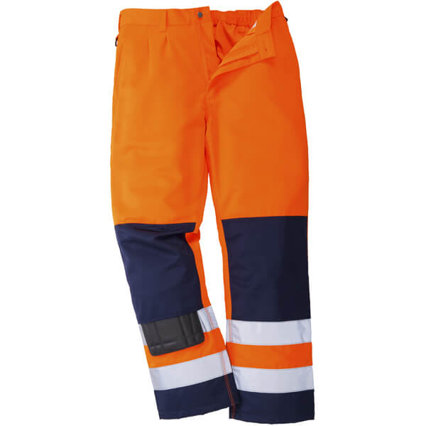 Orange HiVis Safety Trousers > HiVis Trousers